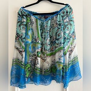 Hale Bob silk tunic. Size small. Never worn.
